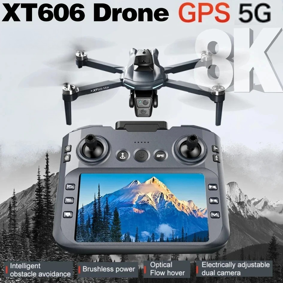 Drone Multispectral - Drone Profesional XT606 Original dengan Kamera
