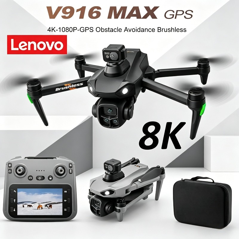 Drone Surveying - Lenovo V916MAX Drone Profesional 8K HD