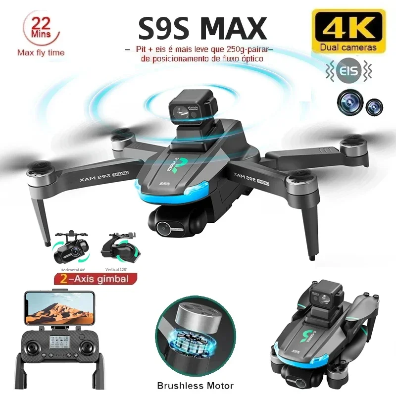 Drone Cinematic - Drone MINI S9S MAX Baru 4K