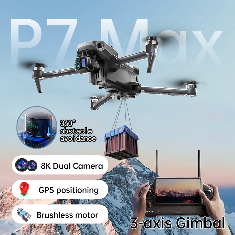 Drone Multispectral - Drone P7 Max Baru Kamera 8K