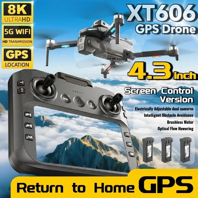 Drone Multispectral - Penawaran Terbaik Drone XT606 MAX GPS