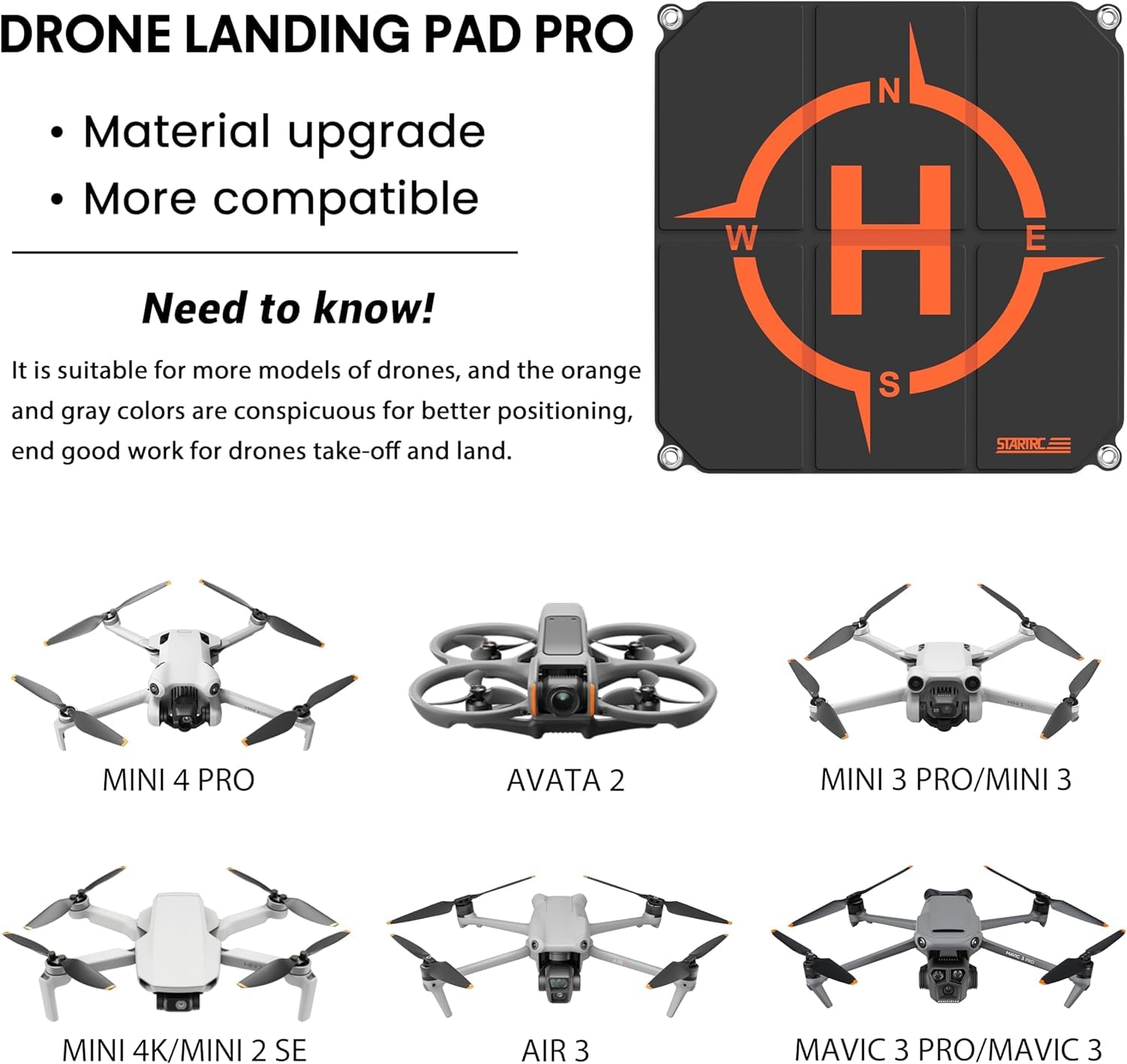 STARTRC Drone Landing Pad, Pla - Dji Drone Mini 3 ulasan dan harga