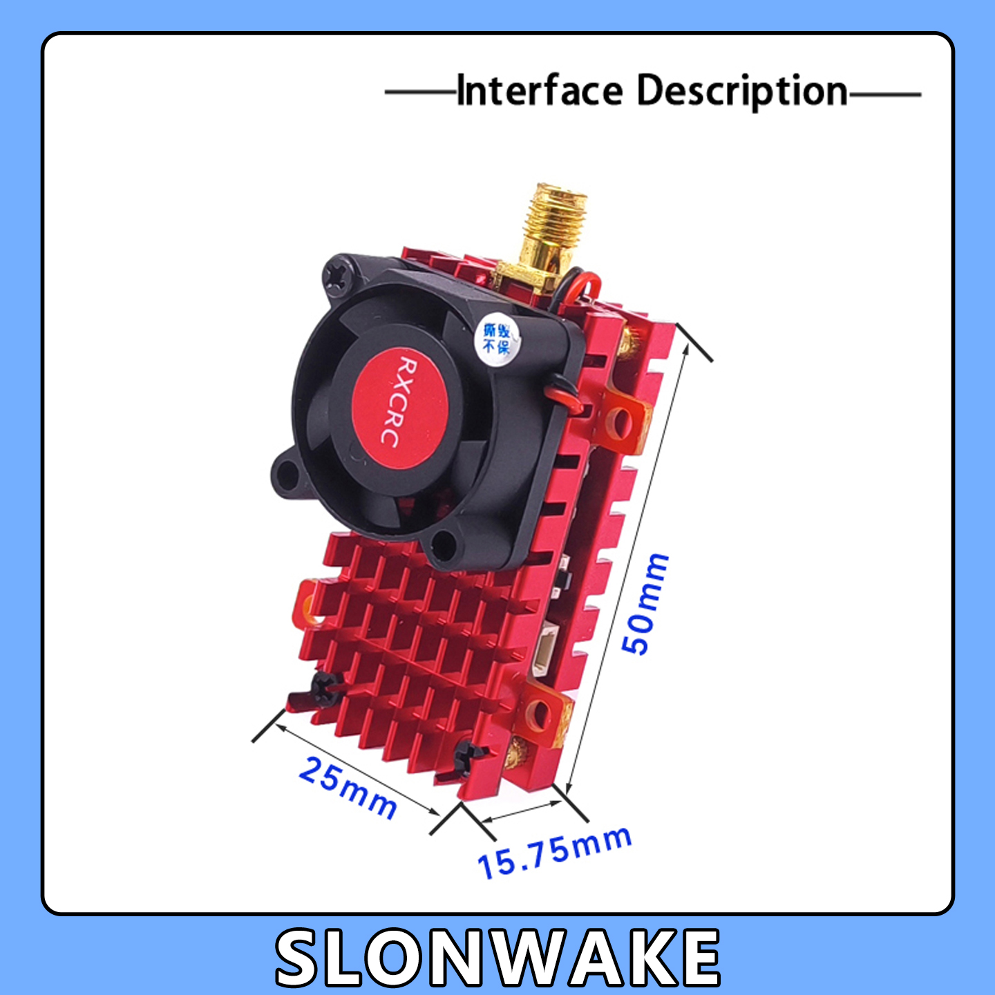 SLONWAKE 5.8G 2W VTX FPV Kamer - Drone Cinematic ulasan dan harga