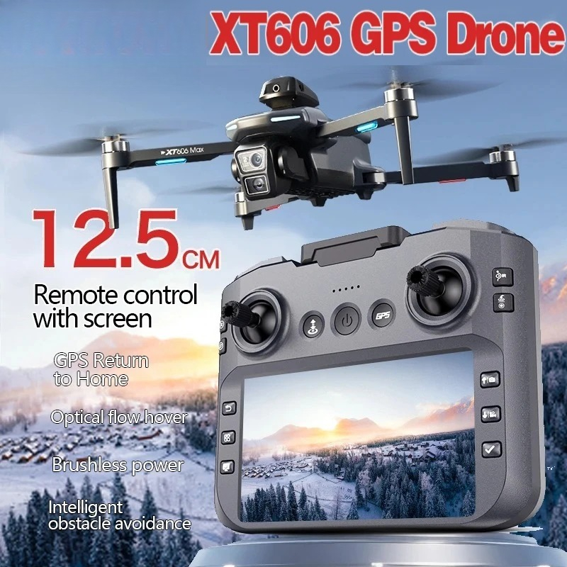 Drone GPS XT606 MAX Asli 4k Pr - Drone Multispectral ulasan dan harga