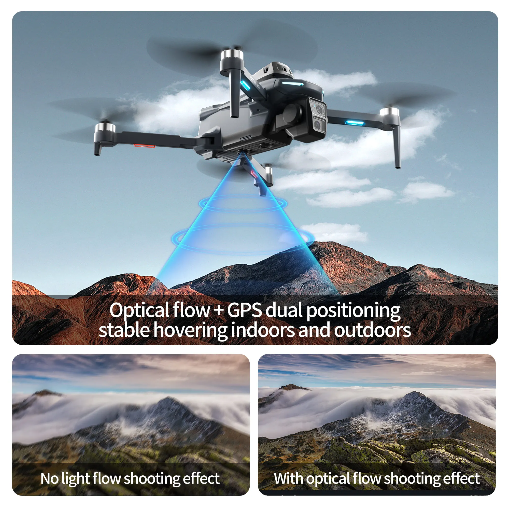 Drone GPS XT606 MAX Asli 4k Pr - Drone Multispectral ulasan dan harga