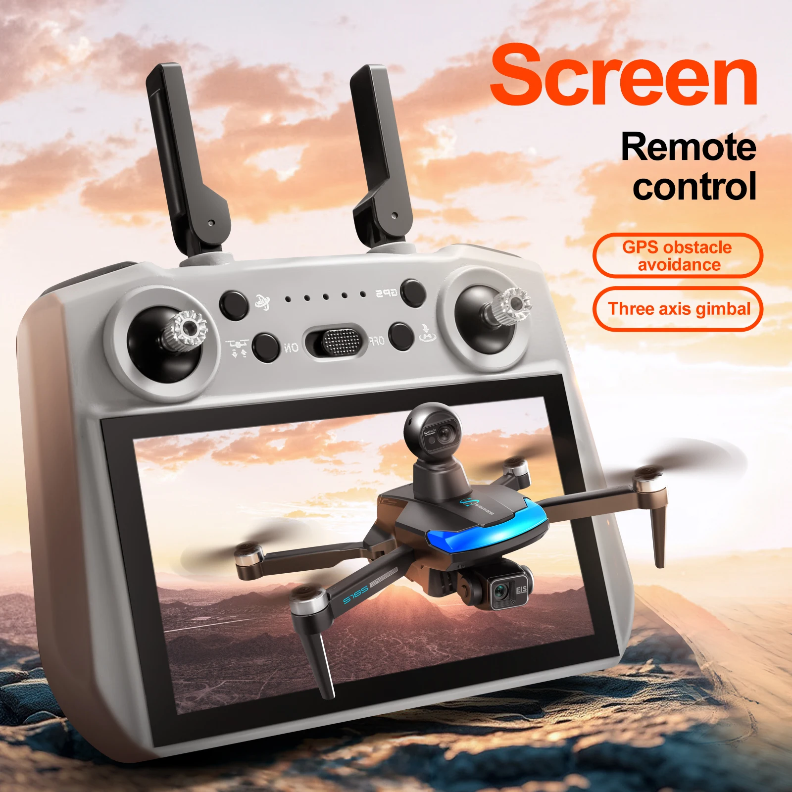 S185 Drone Profesional 2.7K HD - Drone Multispectral ulasan dan harga