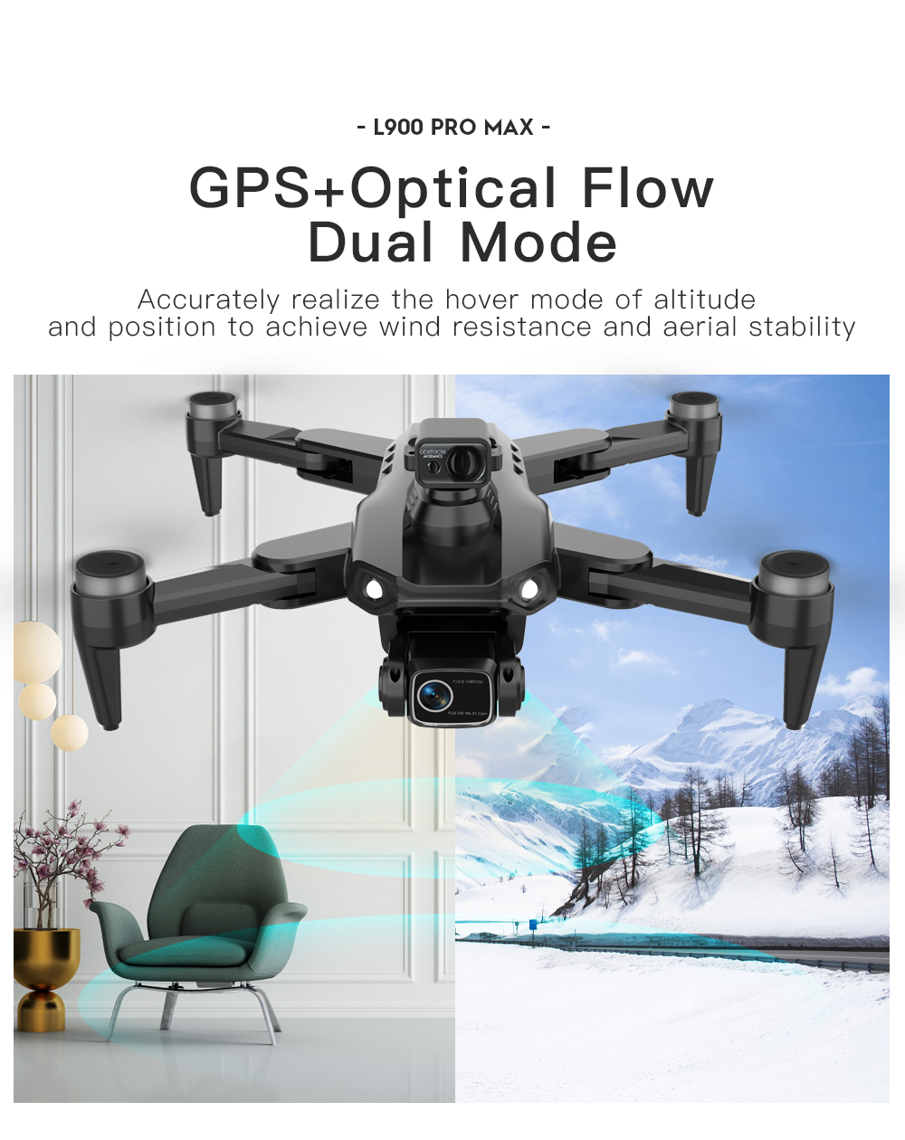 Drone LYZRC L900 PRO MAX denga - Drone Surveying ulasan dan harga