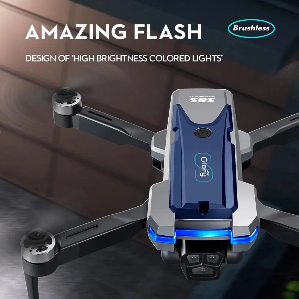 S8S Drone lipat 5G Wifi 8K HD, - Drone Lidar ulasan dan harga