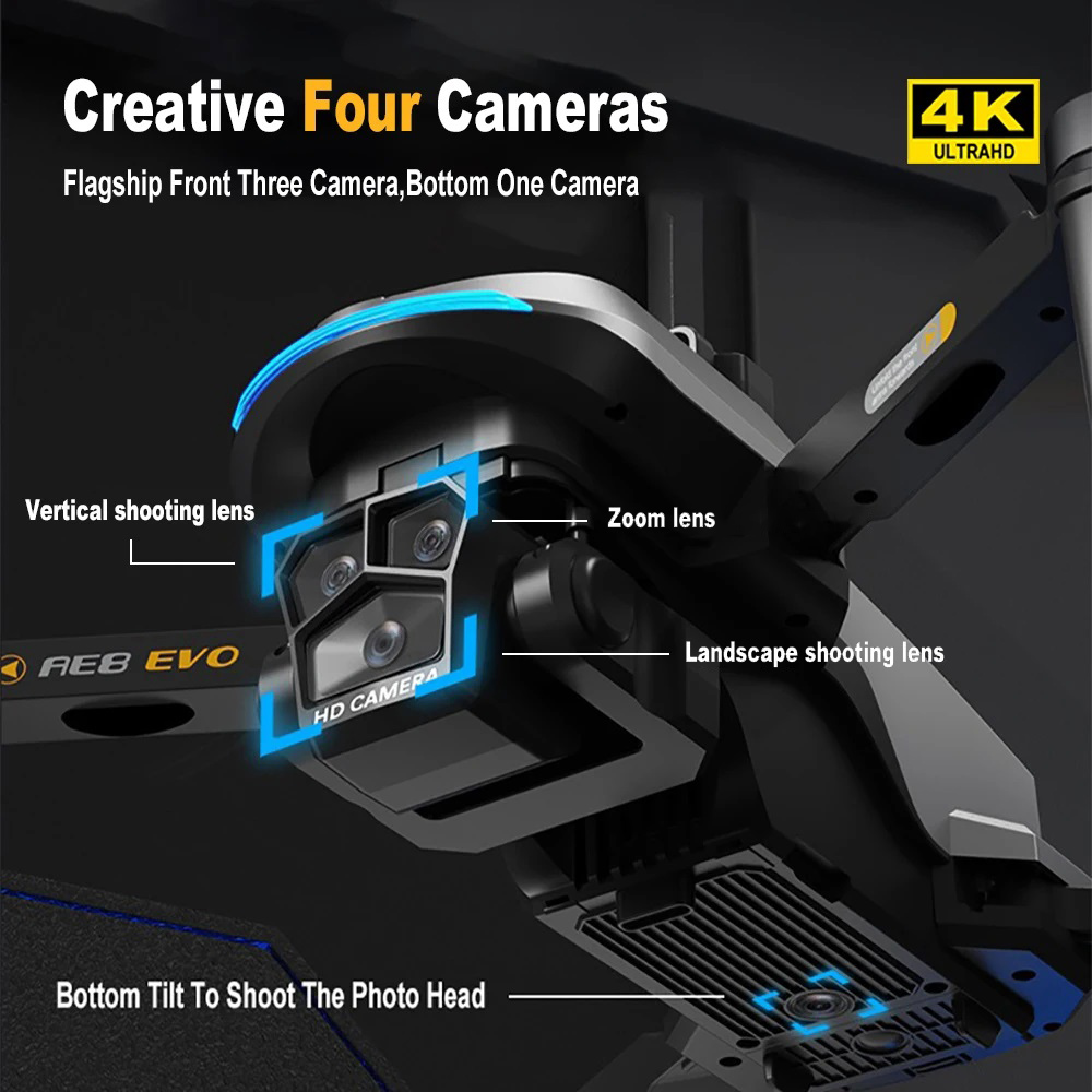 Drone AE8 EVO GPS 8K Profesion - Drone Surveying ulasan dan harga